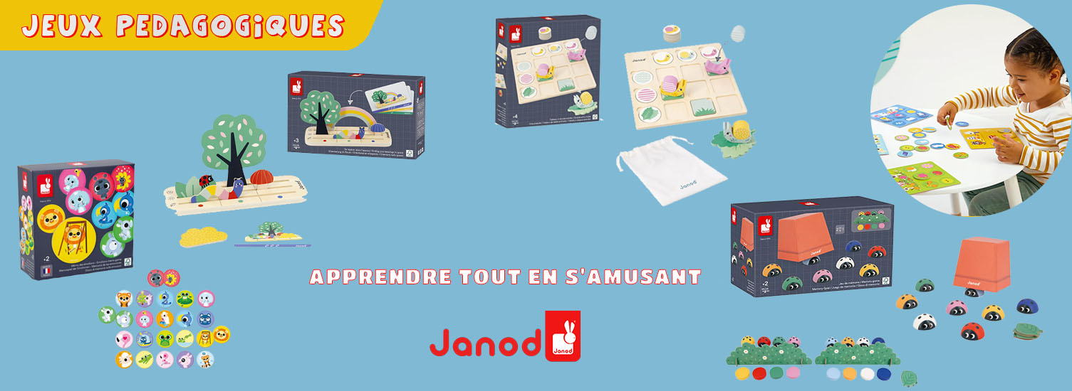 Jeux pédagogiques Janod 